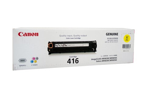 CANON CART416 YELLOW TONER CARTRIDGE