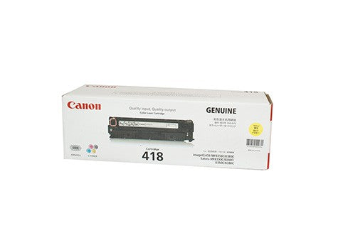 CANON CART418 YELLOW TONER CARTRIDGE