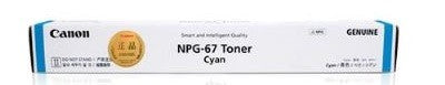 CANON TG67 CYAN TONER CARTRIDGE