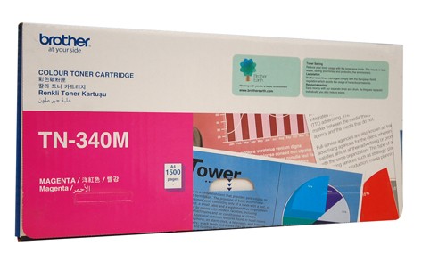 BROTHER TN340 MAGENTA TONER CARTRIDGE STANDARD YIELD