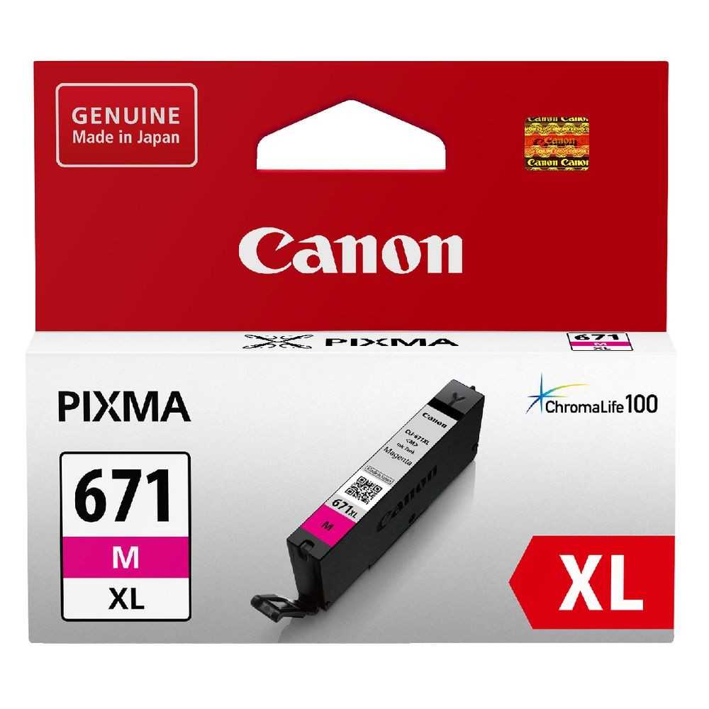 CANON CLI671XL HIGH YIELD MAGENTA INK CARTRIDGE