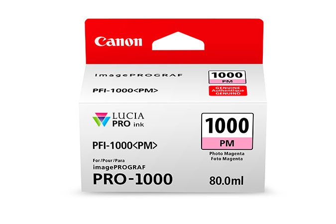 CANON PFI1000 PHOTO MAGENTA INK CARTRIDGE