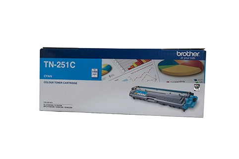 BROTHER TN251 CYAN TONER CARTRIDGE STANDARD YIELD