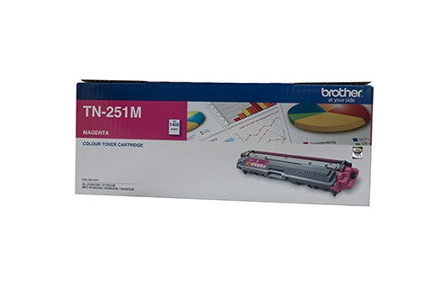 BROTHER TN251 MAGENTA TONER CARTRIDGE STANDARD YIELD