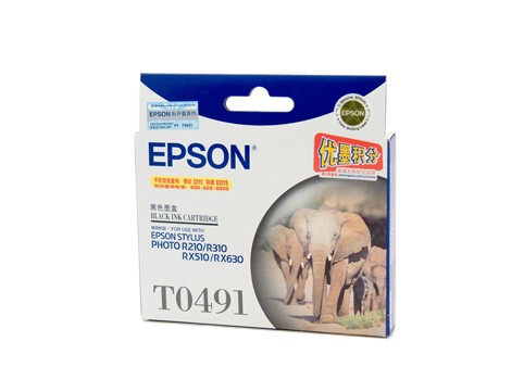 EPSON T0491 BLACK INK CARTRIDGE