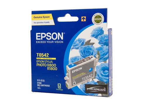 EPSON T0542 CYAN INK CARTRIDGE R800