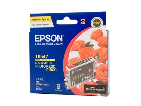 EPSON T0547 RED INK CARTRIDGE R800