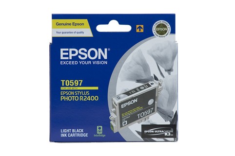 EPSON T0597 LIGHT BLACK INK CARTRIDGE R2400