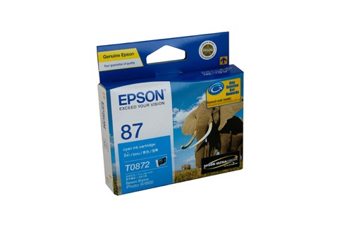 EPSON T0872 PHOTO CYAN INK CARTRIDGE