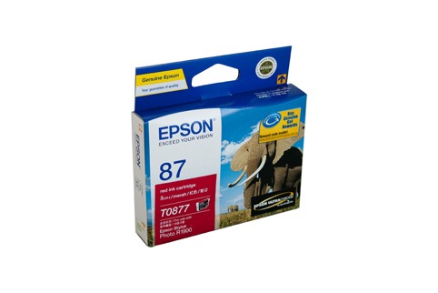 EPSON T0877 RED INK CARTRIDGE