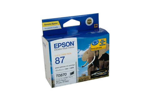 EPSON T0870 GLOSS OPTIMISER INK CARTRIDGE