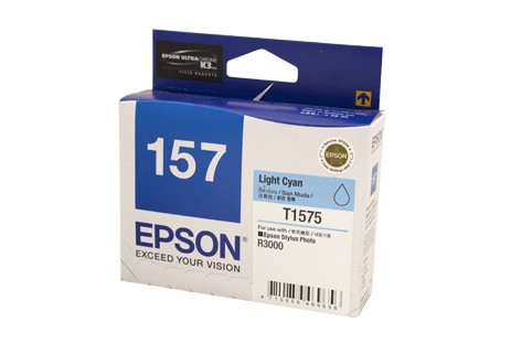 EPSON T1575 LIGHT CYAN INK CARTRIDGE