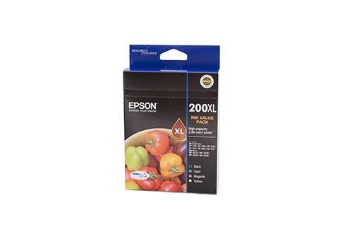 EPSON T2016 200XL HIGH YIELD INK VALUE PACK B C M Y