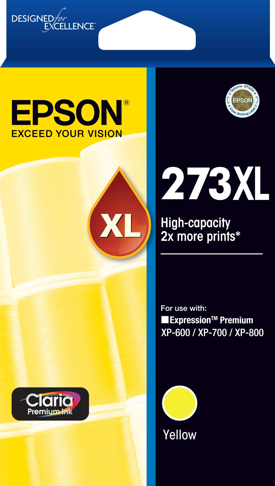 EPSON T2735 273XL HIGH YIELD YELLOW INK CARTRIDGE