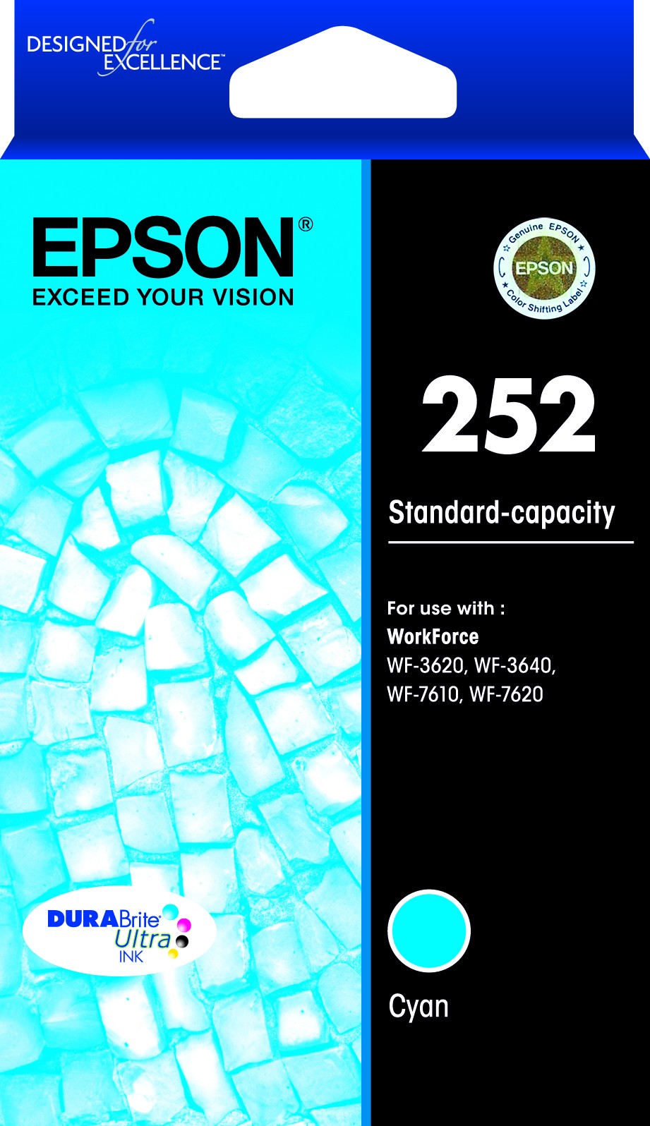 EPSON T2522 252 CYAN INK CARTRIDGE