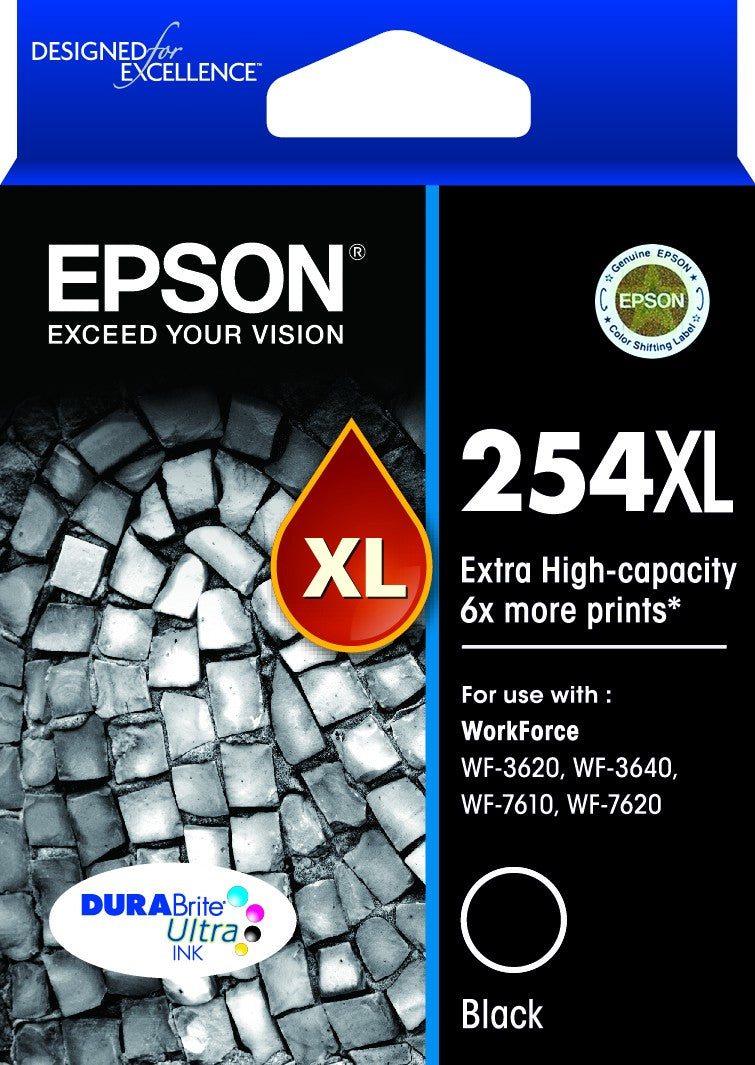 EPSON T2541 254XL EXTRA LARGE BLACK INK CARTRIDGE