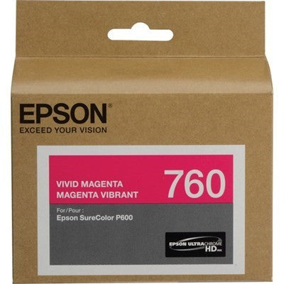 EPSON C13T760300 760 VIVID MAGENTA INK CARTRIDGE