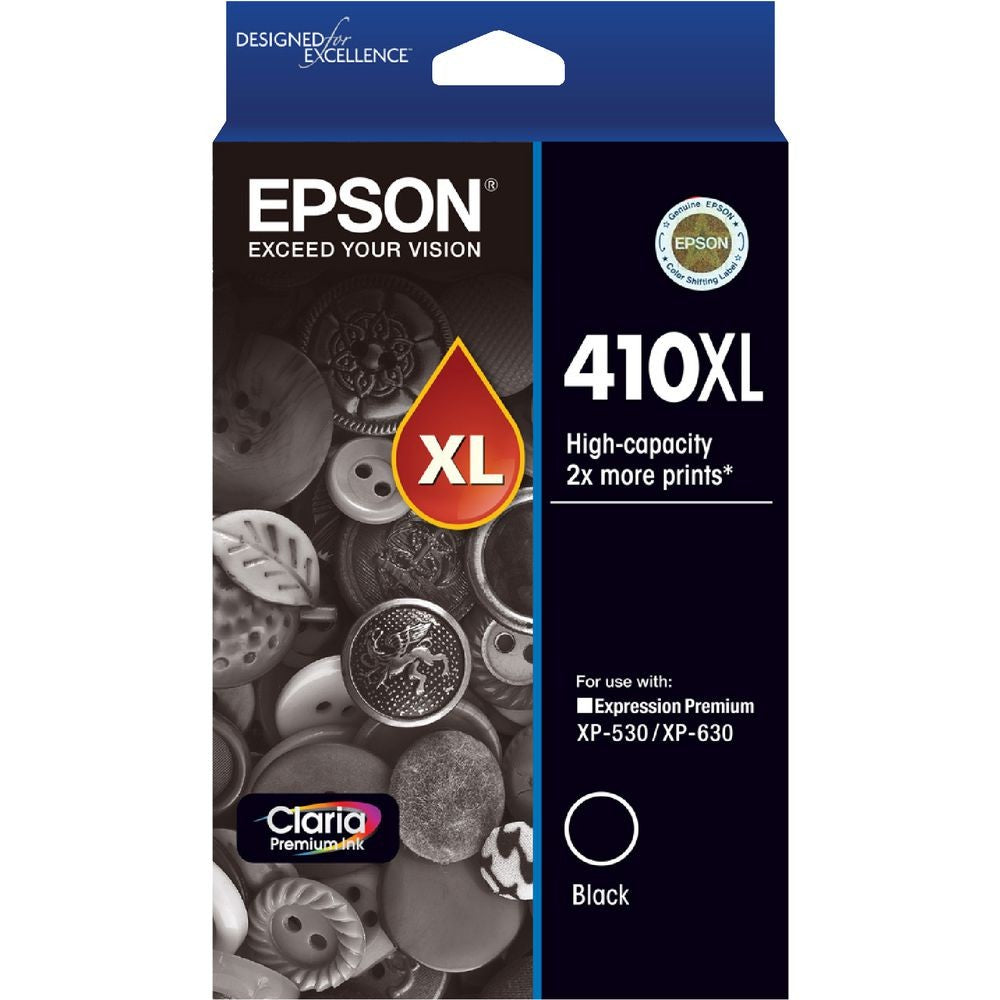 EPSON C13T339192 410XL HIGH YIELD BLACK INK CARTRIDGE