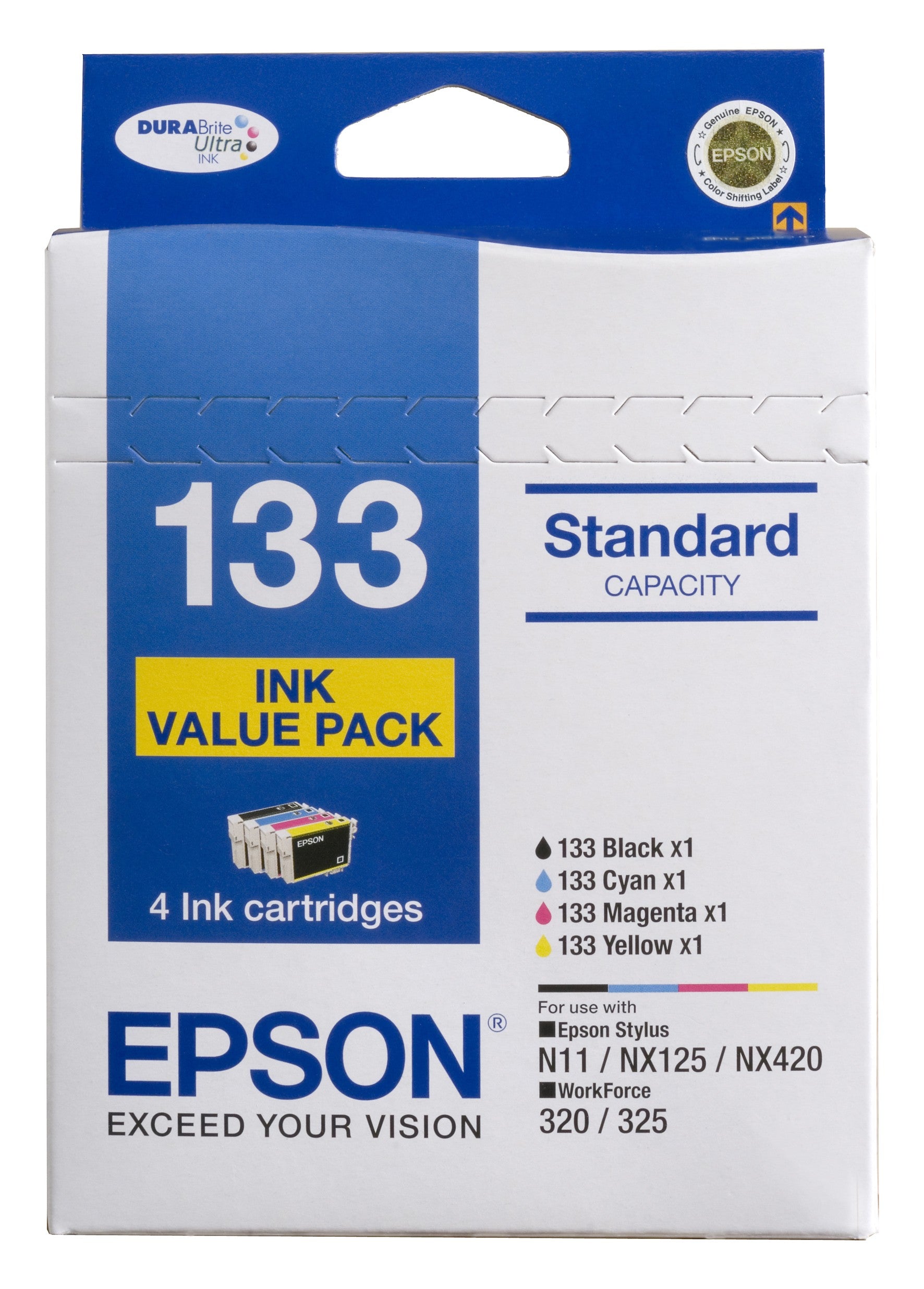 EPSON C13T133694 133 VALUE PACK WITH 2 BLACKS