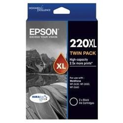 EPSON C13T294194 220XL BLACK TWINPACK CARTRIDGE