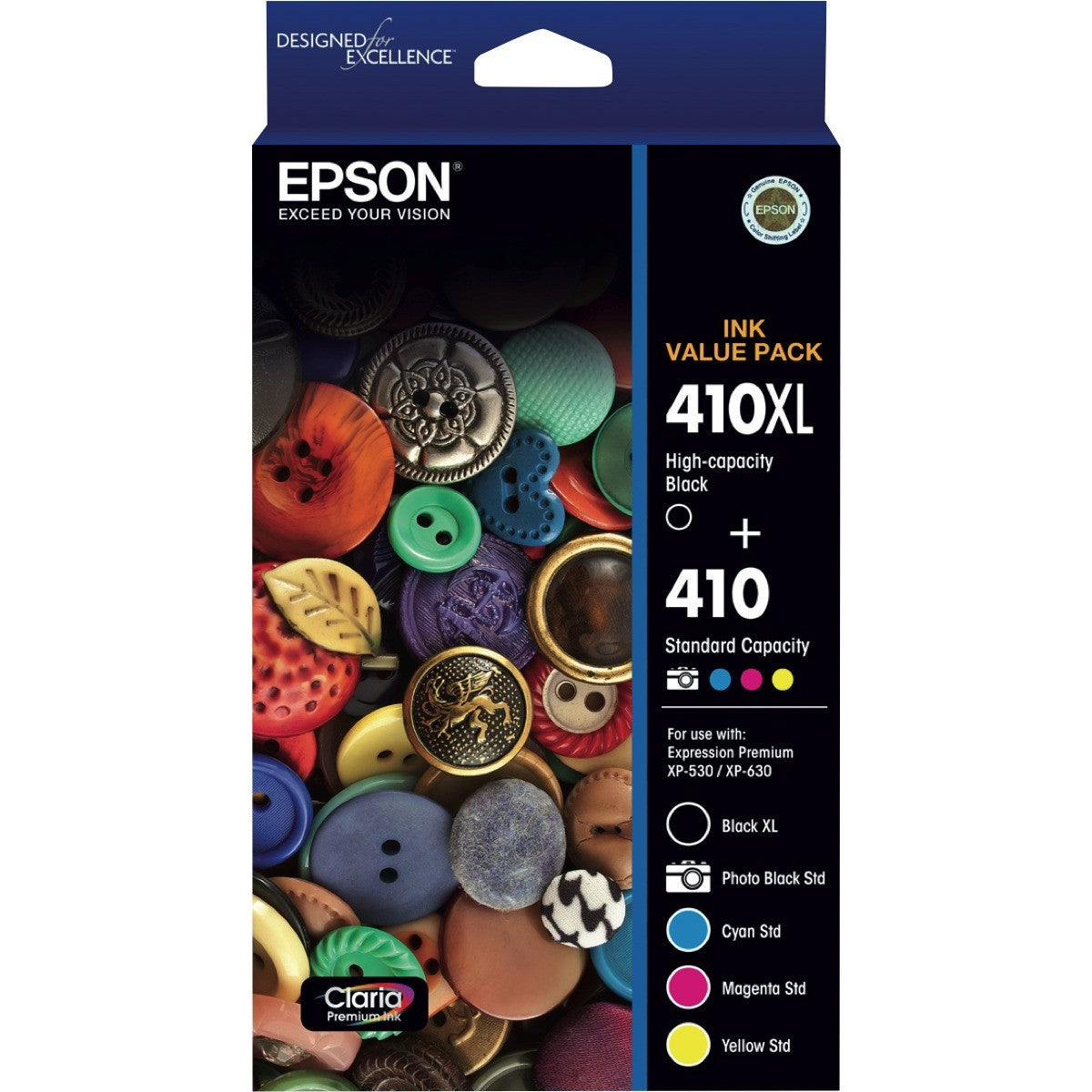 EPSON C13T339796 410XL VALUE PACK WITH PHOTO PAPER