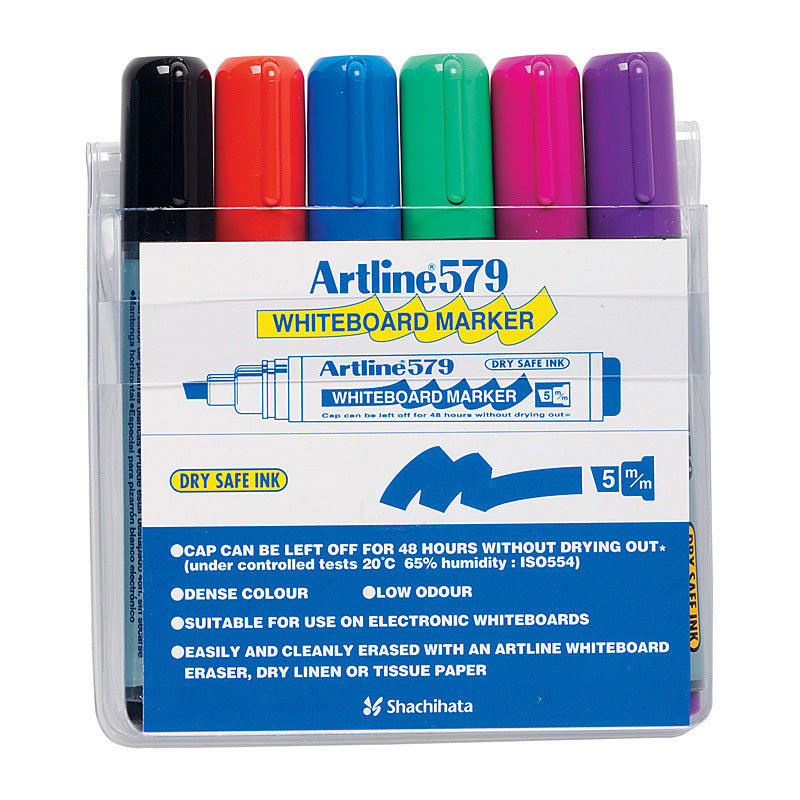 Artline 579 W/B Mrkr Asst Wlt6