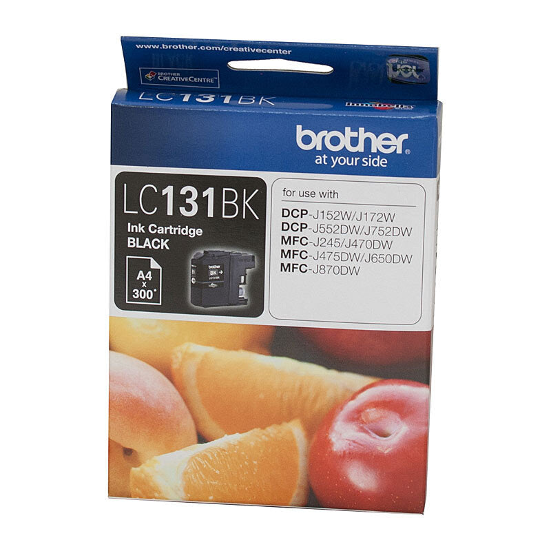 BROTHER LC131 BLACK INK CARTRIDGE