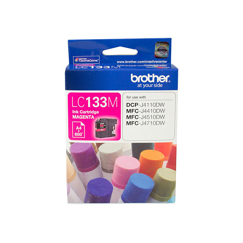 BROTHER LC133 MAGENTA INK CARTRIDGE