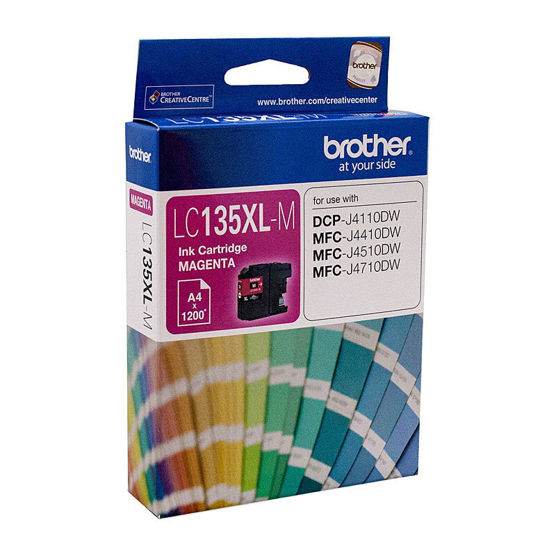 BROTHER LC135XL MAGENTA INK CARTRIDGE