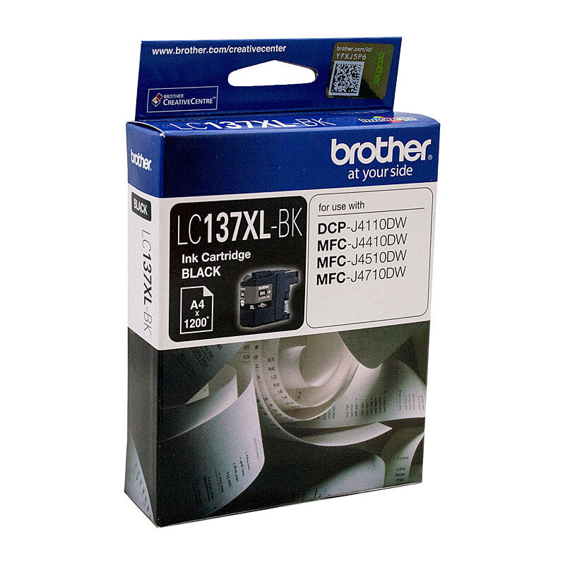 BROTHER LC137XL BLACK INK CARTRIDGE