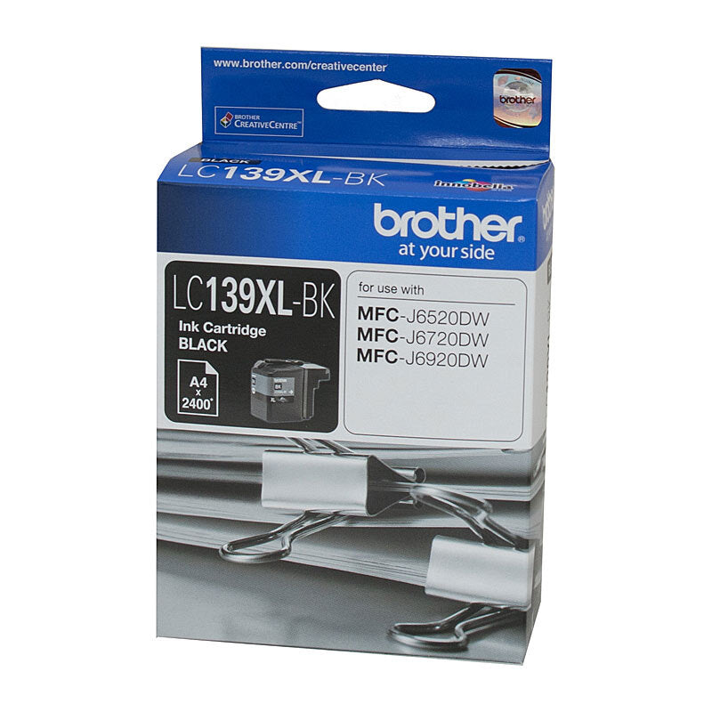 BROTHER LC139XL BLACK INK CARTRIDGE