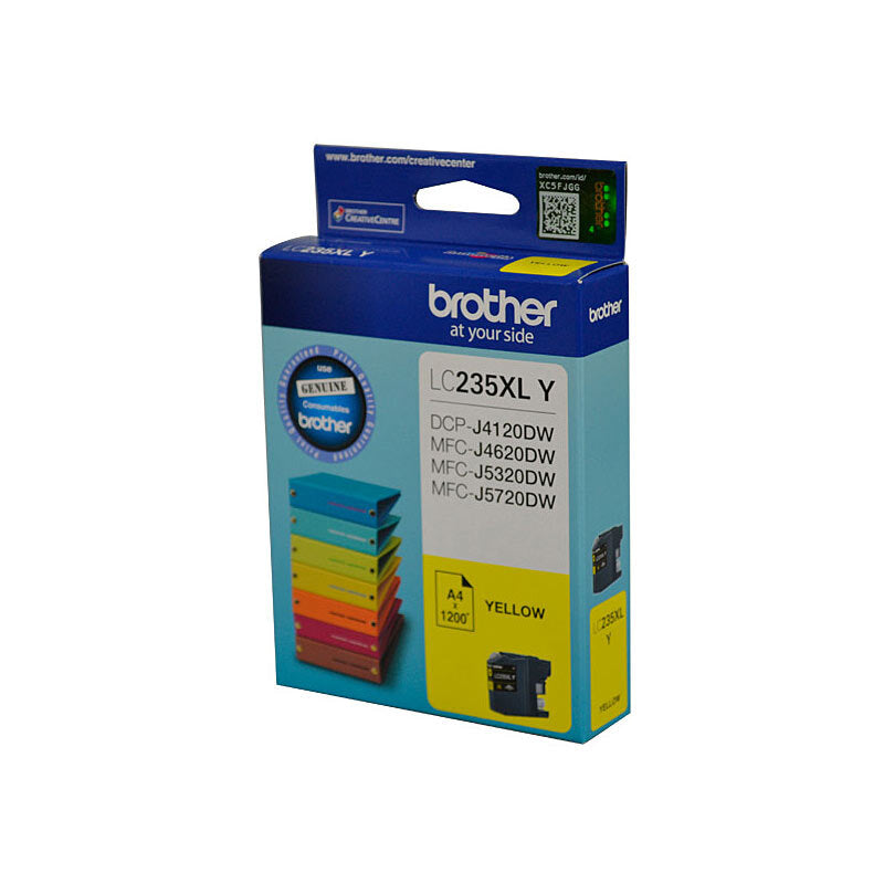 BROTHER LC235XL YELLOW INK CARTRIDGE