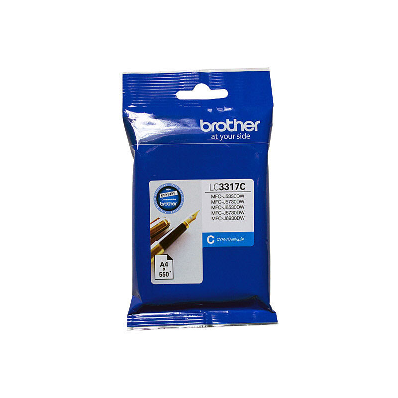 BROTHER LC3317 CYAN INK CARTRIDGE