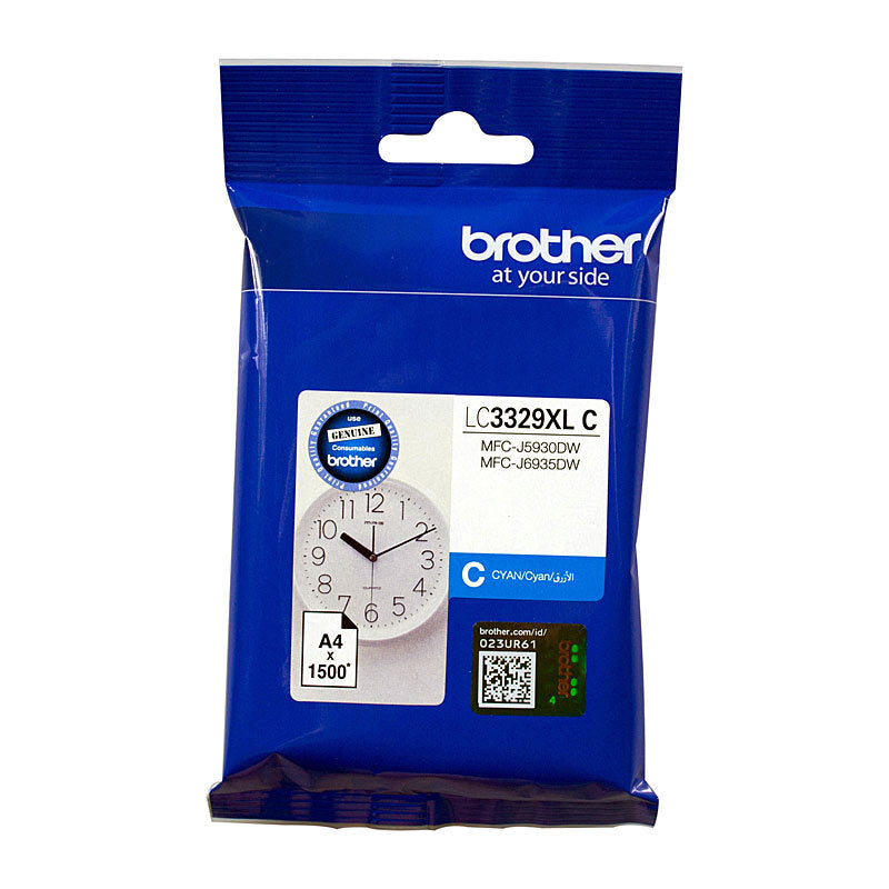 BROTHER LC3329XL CYAN INK CARTRIDGE