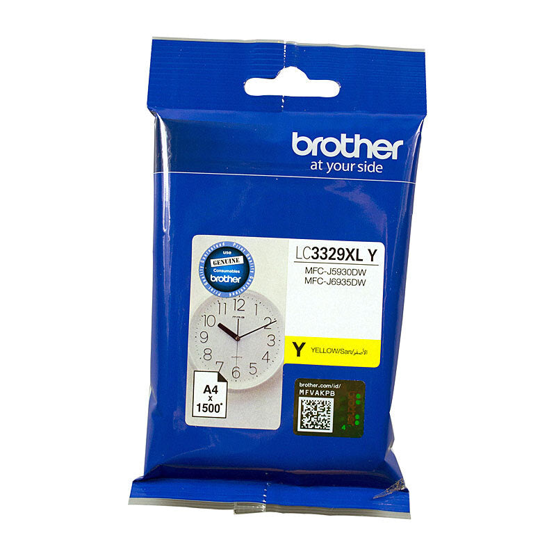 BROTHER LC3329XL YELLOW INK CARTRIDGE