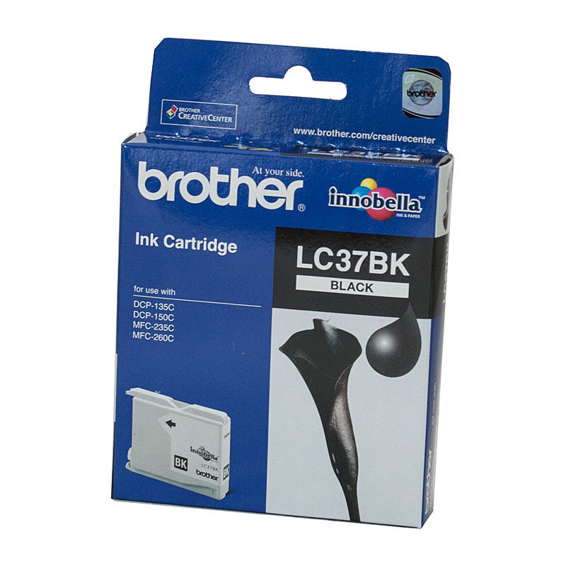 BROTHER LC37 BLACK INK CARTRIDGE