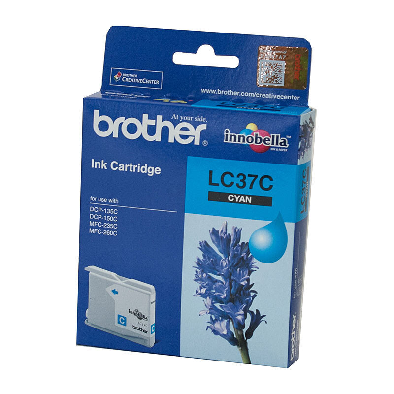 BROTHER LC37 CYAN INK CARTRIDGE