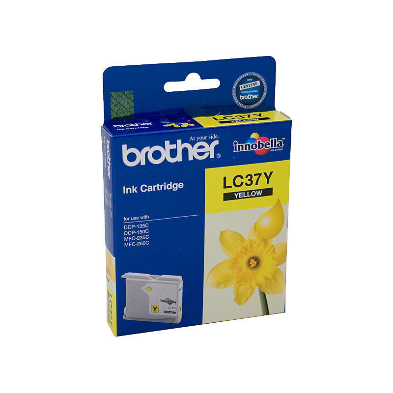 BROTHER LC37 YELLOW INK CARTRIDGE