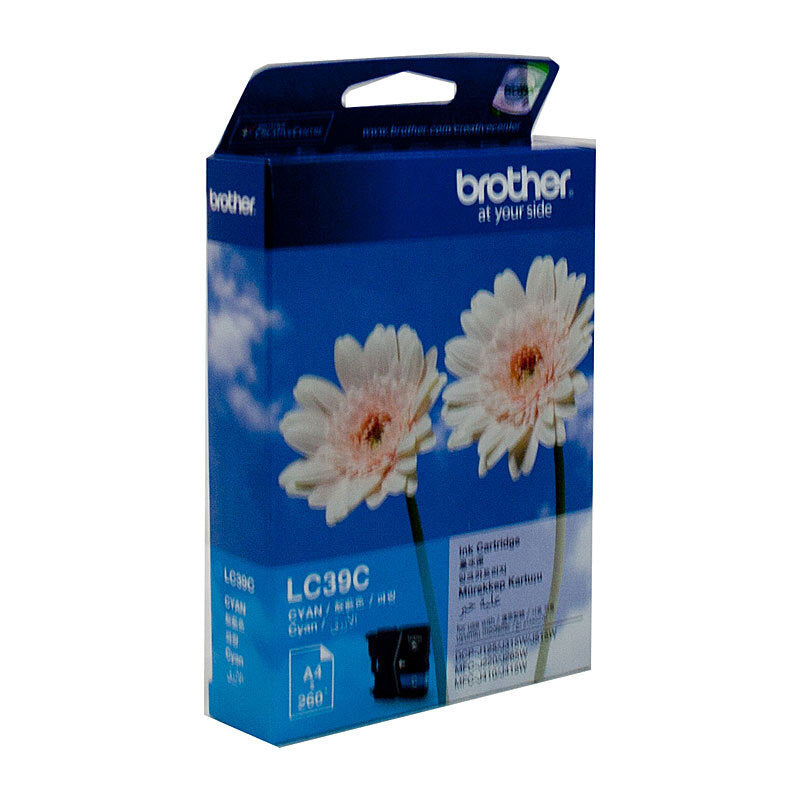 BROTHER LC39 CYAN INK CARTRIDGE