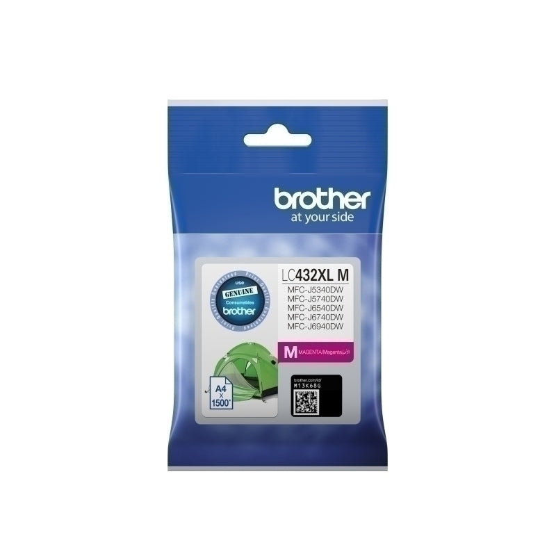 BROTHER LC432XL MAGENTA INK CARTRIDGE