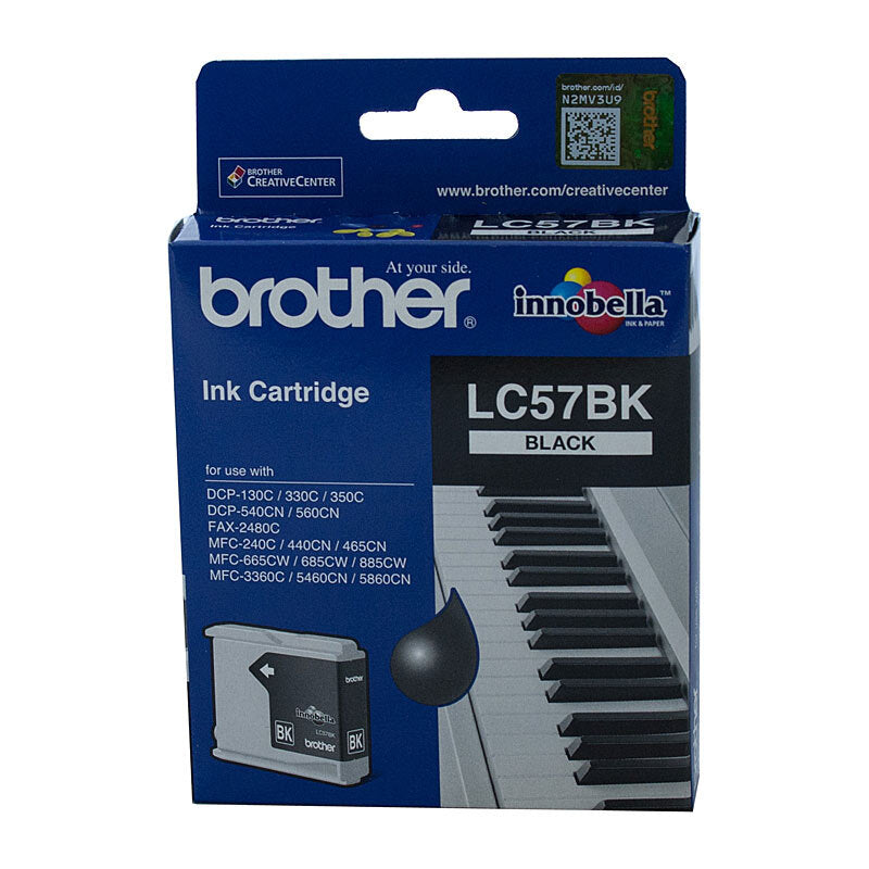 BROTHER LC57 BLACK INK CARTRIDGE