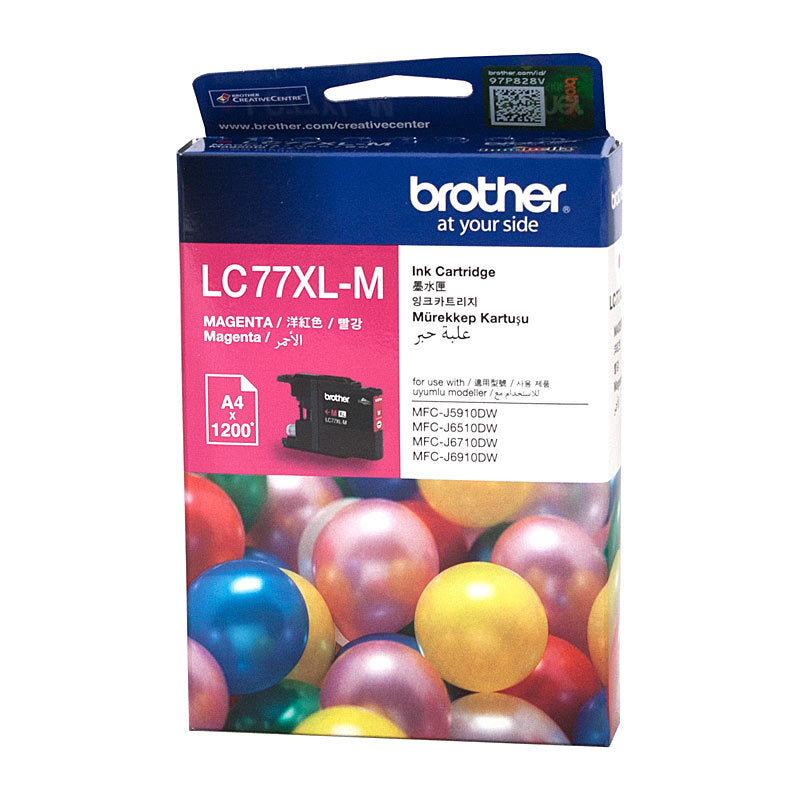 BROTHER LC77XL MAGENTA INK CARTRIDGE