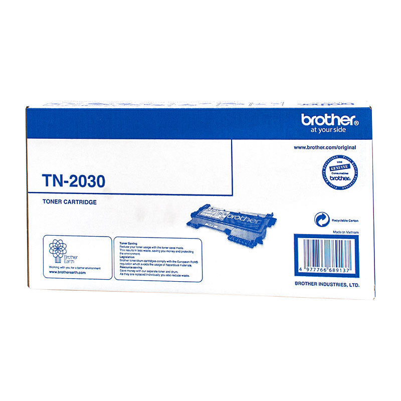BROTHER TN2030 BLACK TONER CARTRIDGE DCP7055