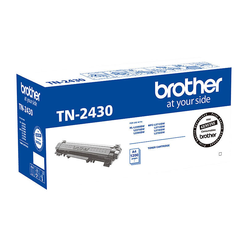 BROTHER TN2430 BLACK TONER CARTRIDGE