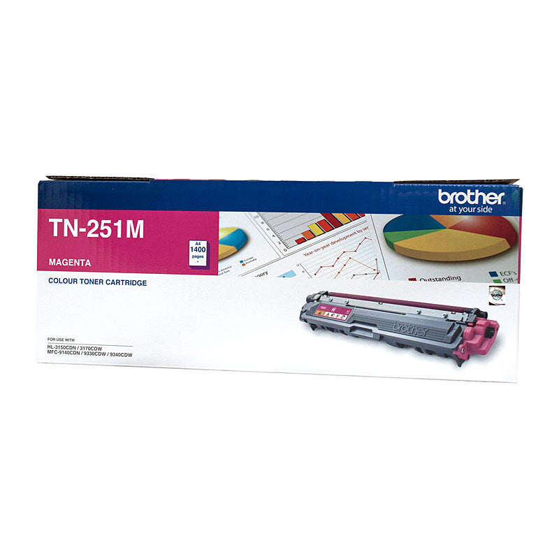 BROTHER TN251 MAGENTA TONER CARTRIDGE STANDARD YIELD