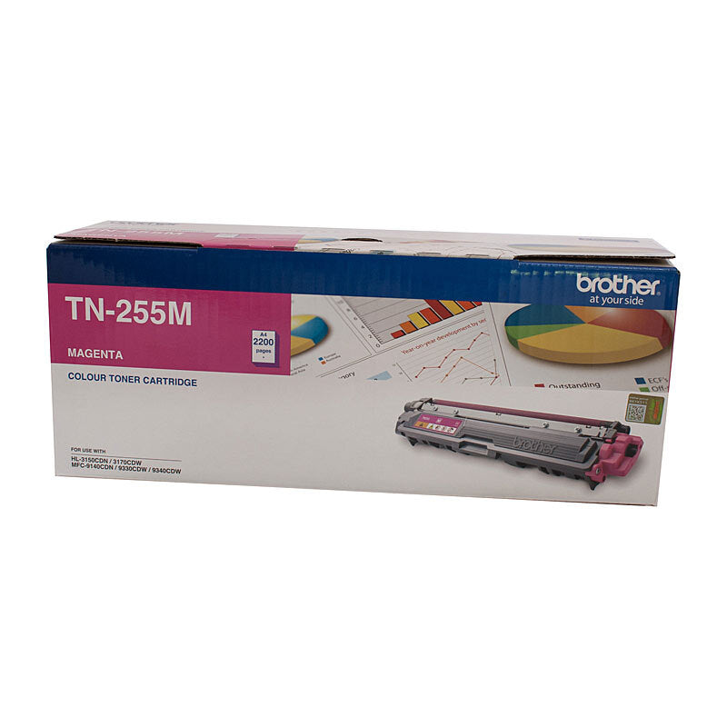 BROTHER TN255 MAGENTA CARTRIDGE HIGH YIELD