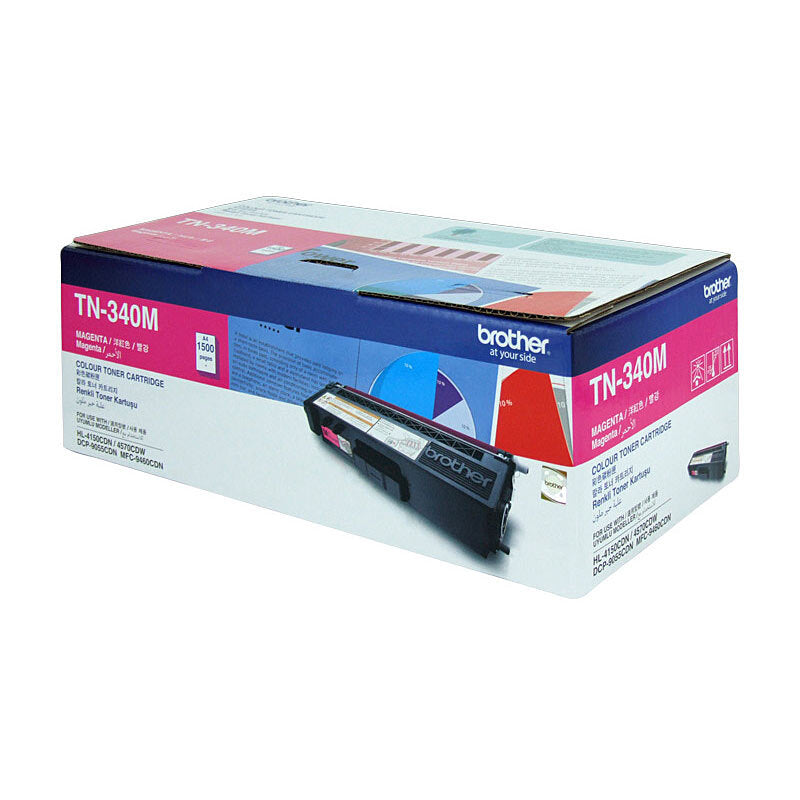BROTHER TN340 MAGENTA TONER CARTRIDGE STANDARD YIELD