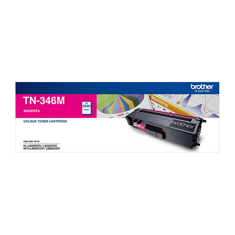 BROTHER TN346 MAGENTA TONER CARTRIDGE HIGH YIELD