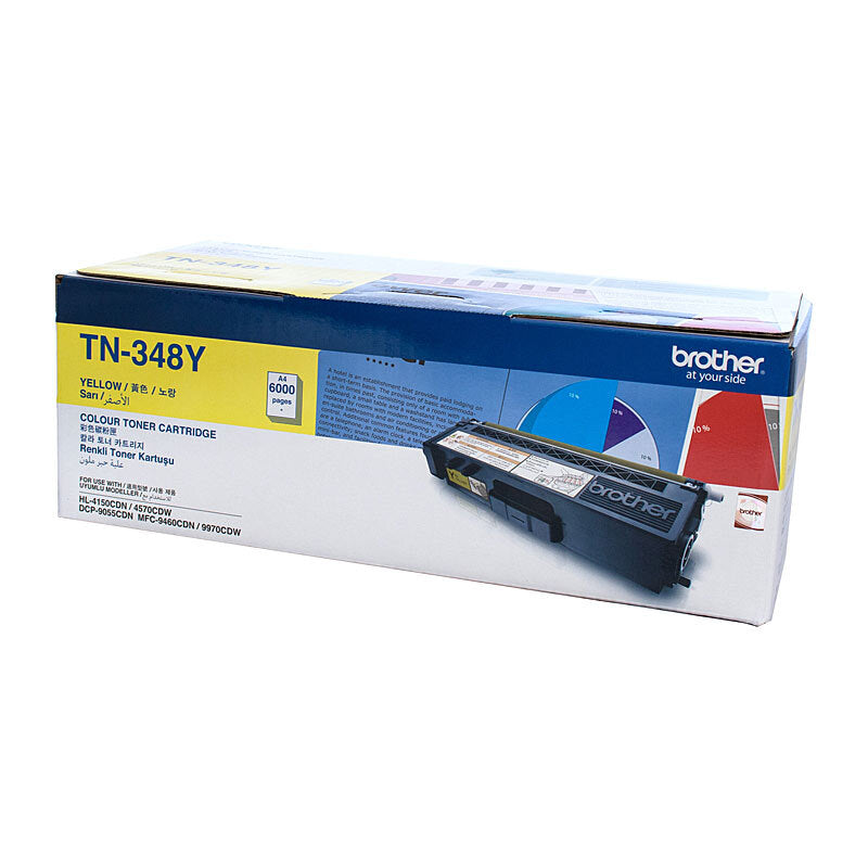 BROTHER TN348 YELLOW TONER CARTRIDGE HIGH YIELD