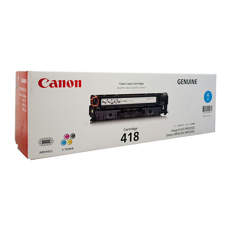 CANON CART418 CYAN TONER CARTRIDGE